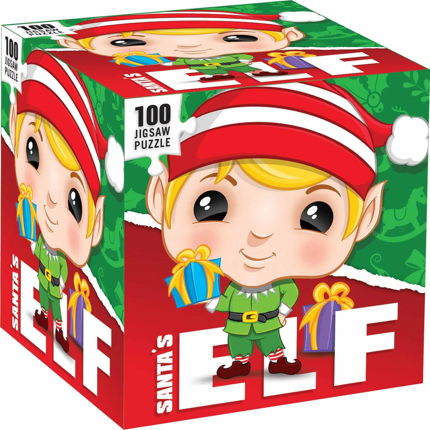 Elf - 100 Piece Square Puzzle Christmas