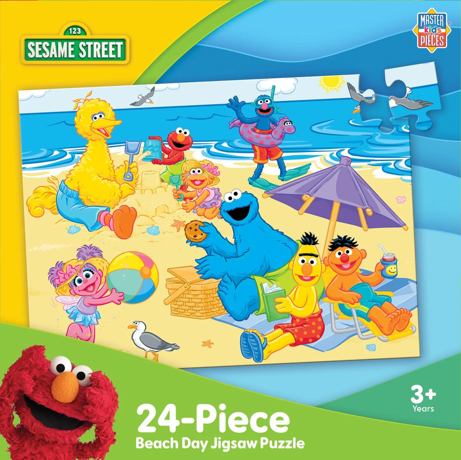 Sesame Street - Beach Day 24 Piece Puzzle