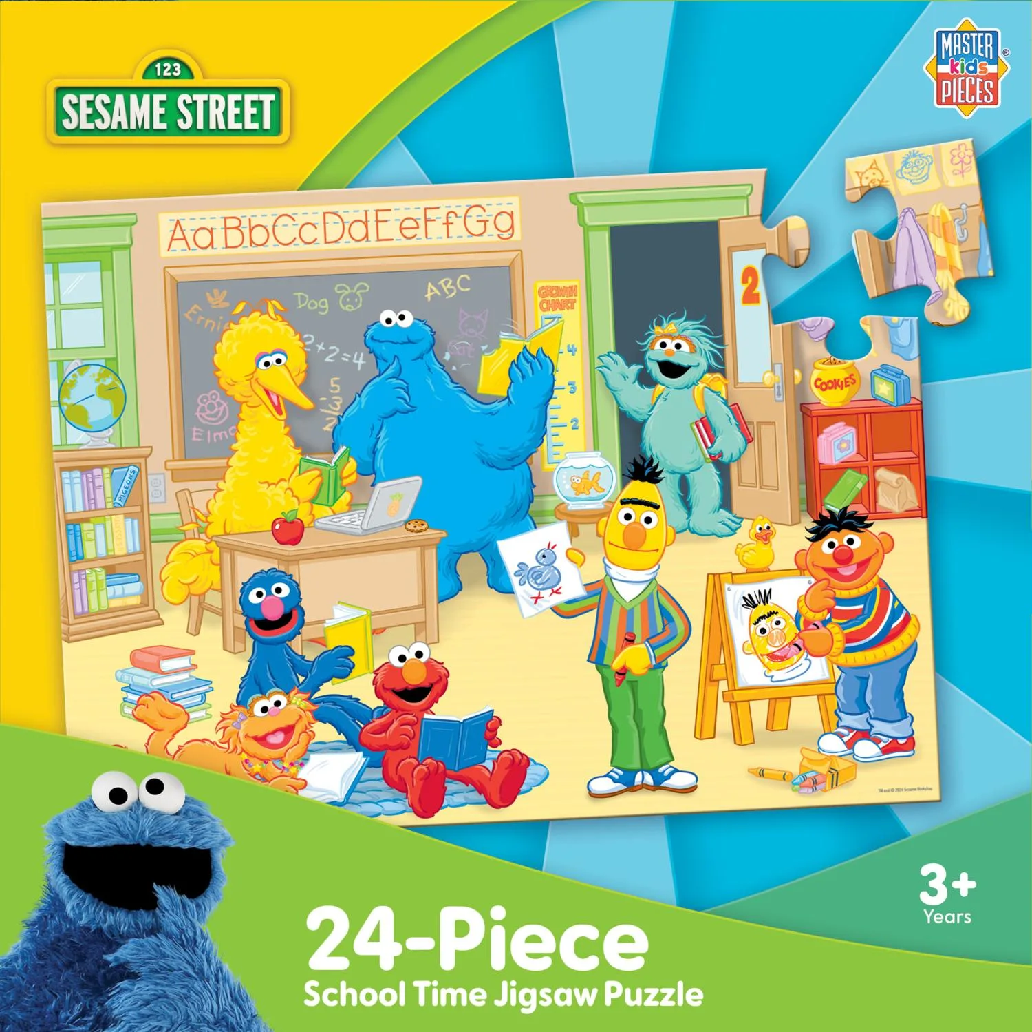 Sesame Street - School Time 24 Piece Puzzle