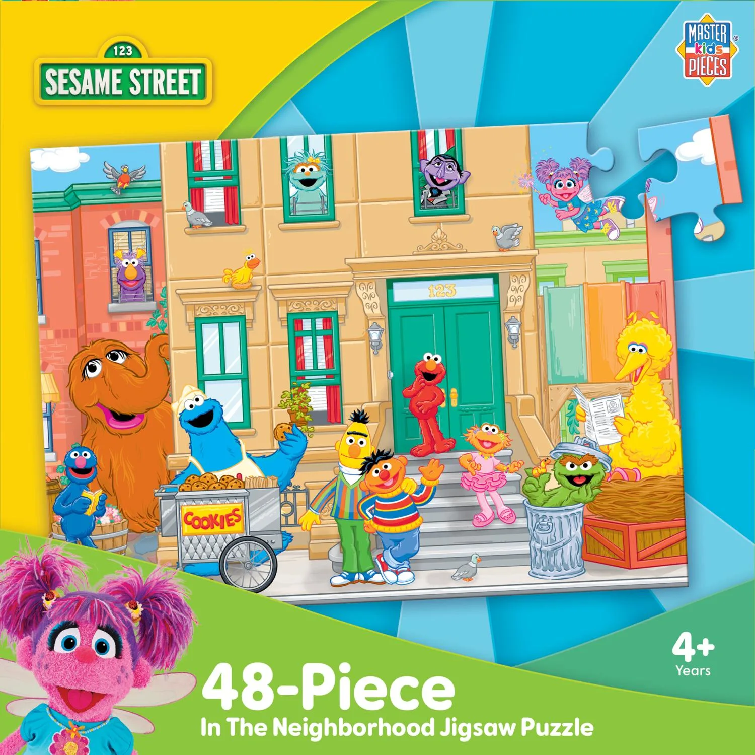 Sesame Street - In the Neighborhood 48 Piece Puzzle - Scratch and Dent