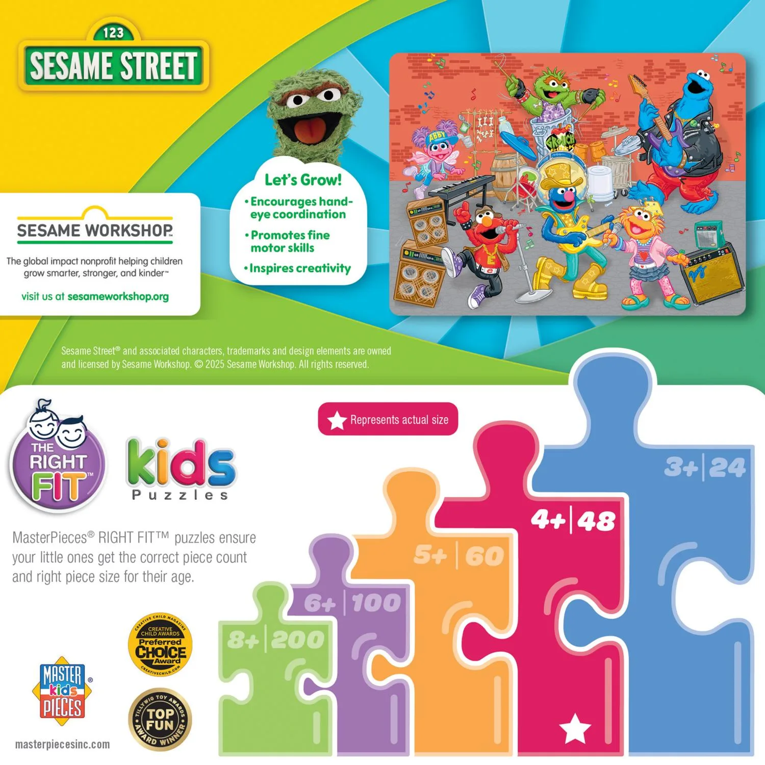 Sesame Street - Rock Stars 48 Piece Puzzle