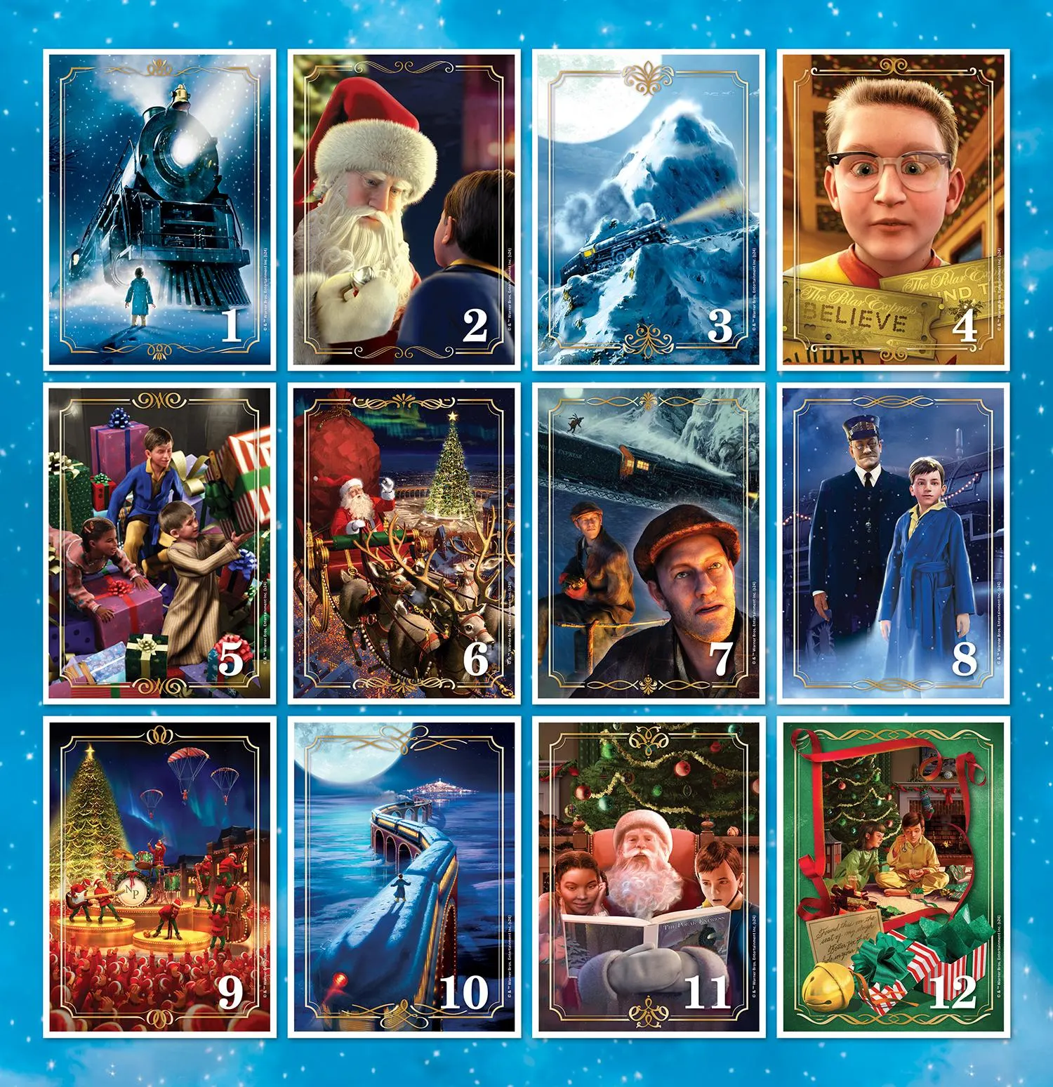 12 Days of Polar Express Puzzles - Advent Calendar