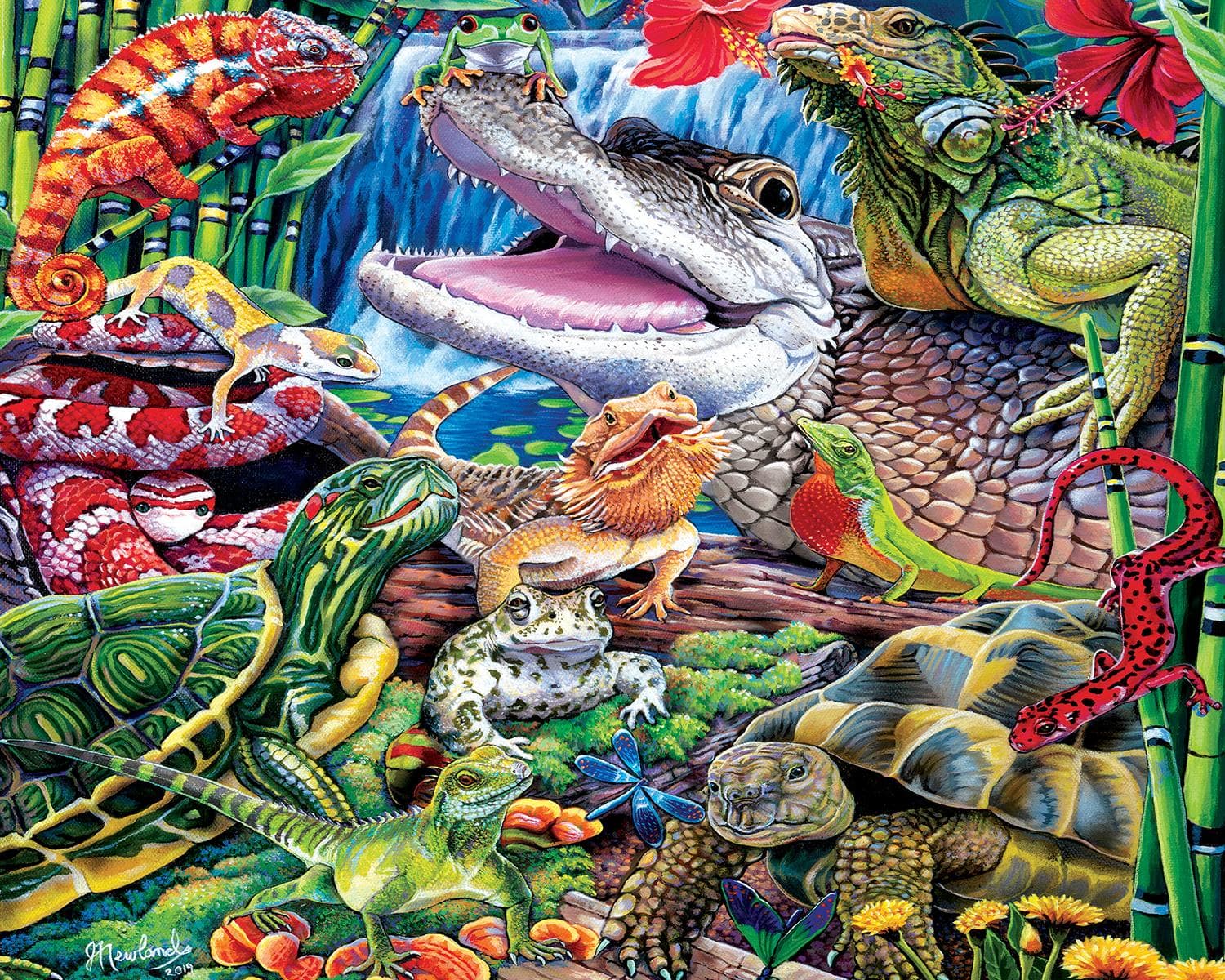 World of Animals - 4 Pack 100 Piece Puzzles
