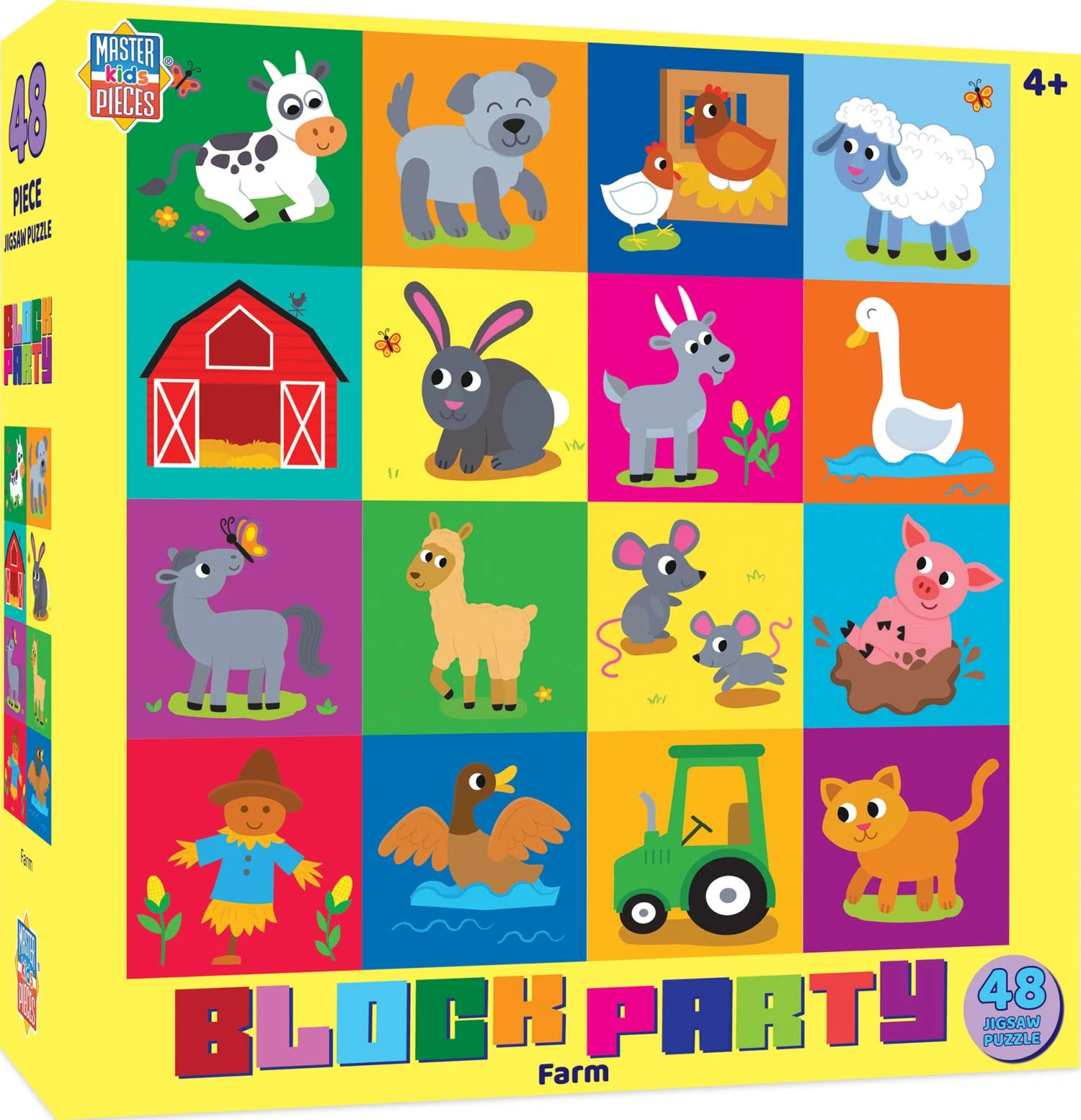 Block Party - Farm 48 Piece Puzzle