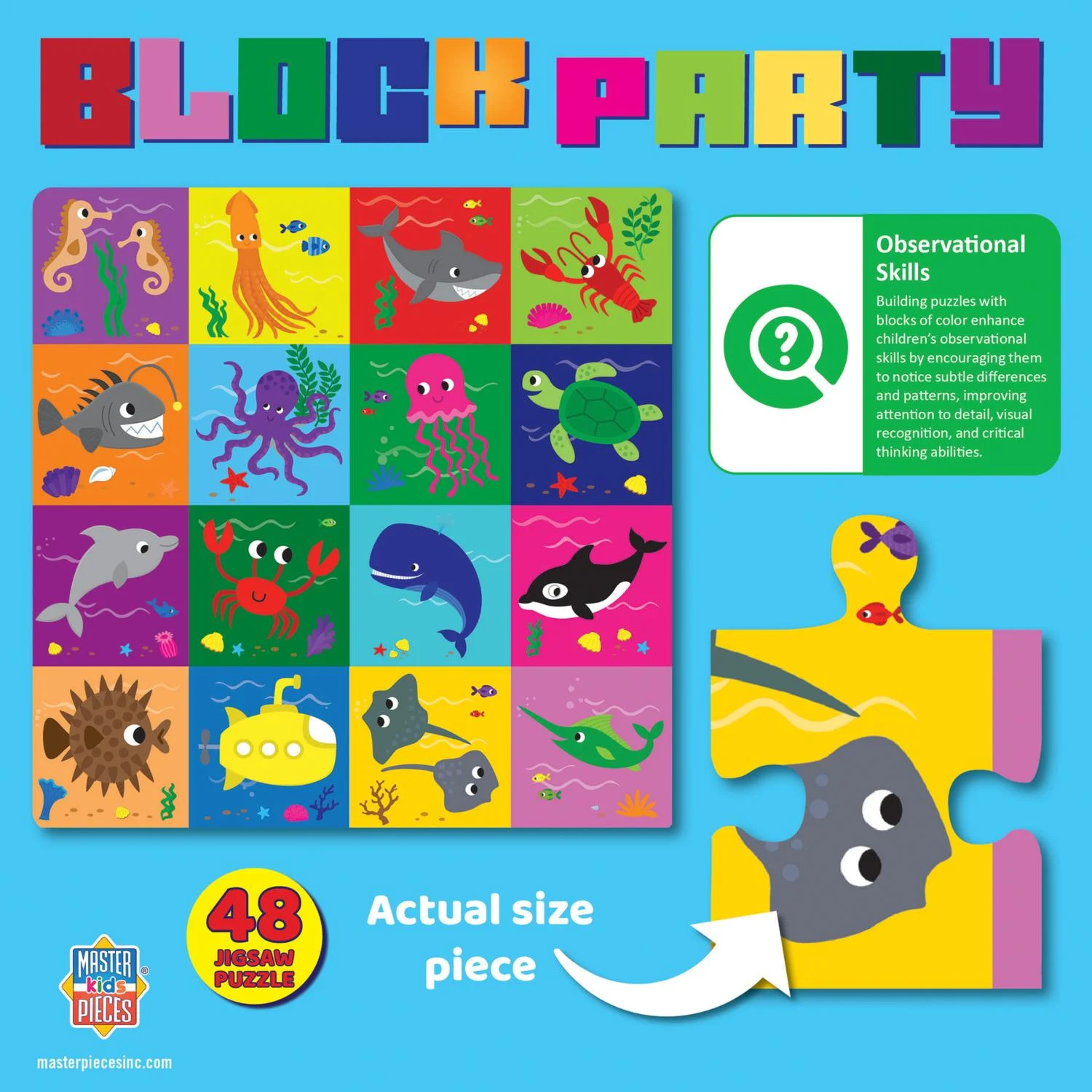 Block Party - Farm 48 Piece Puzzle - Scratch and Dent