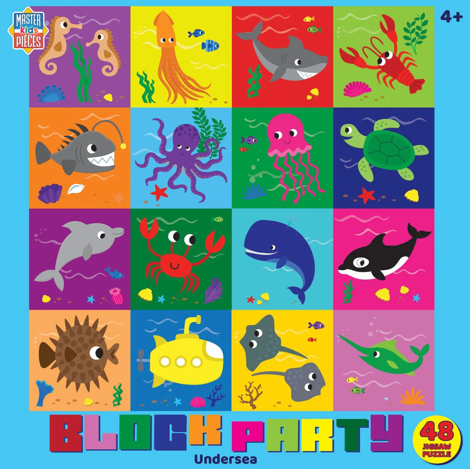 Block Party - Farm 48 Piece Puzzle - Scratch and Dent