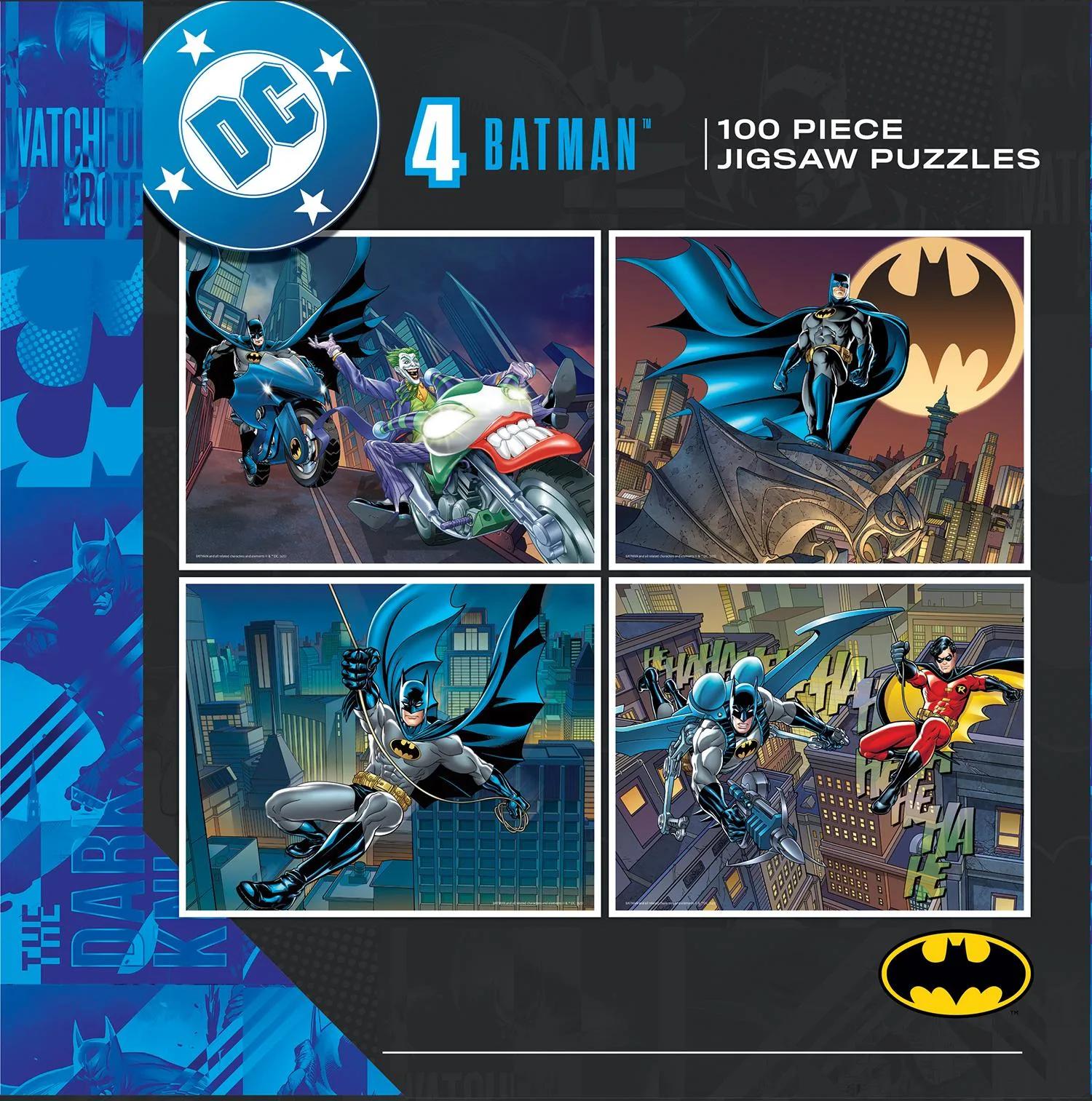 Batman - 4 Pack 100 Piece Puzzles