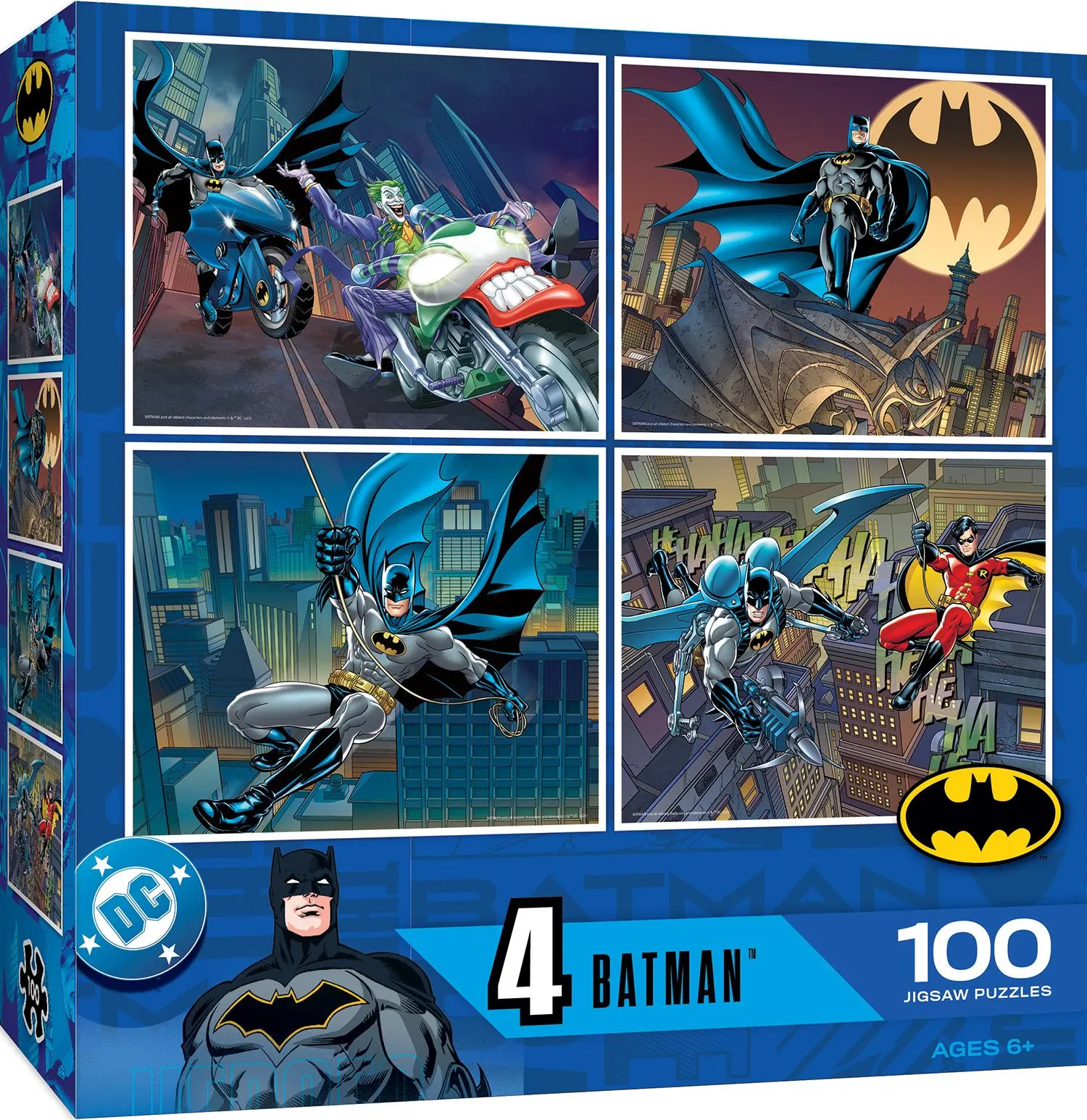 Batman - 4 Pack 100 Piece Puzzles