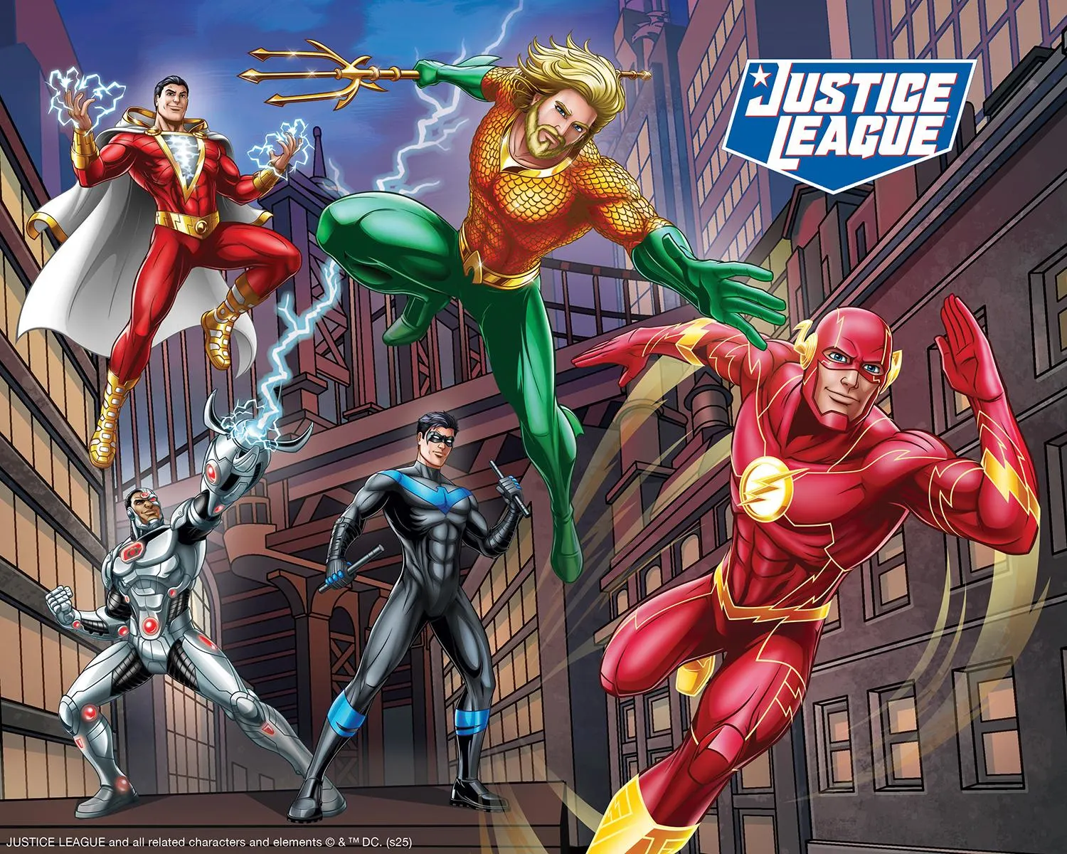 Justice League - 4 Pack 100 Piece Puzzles