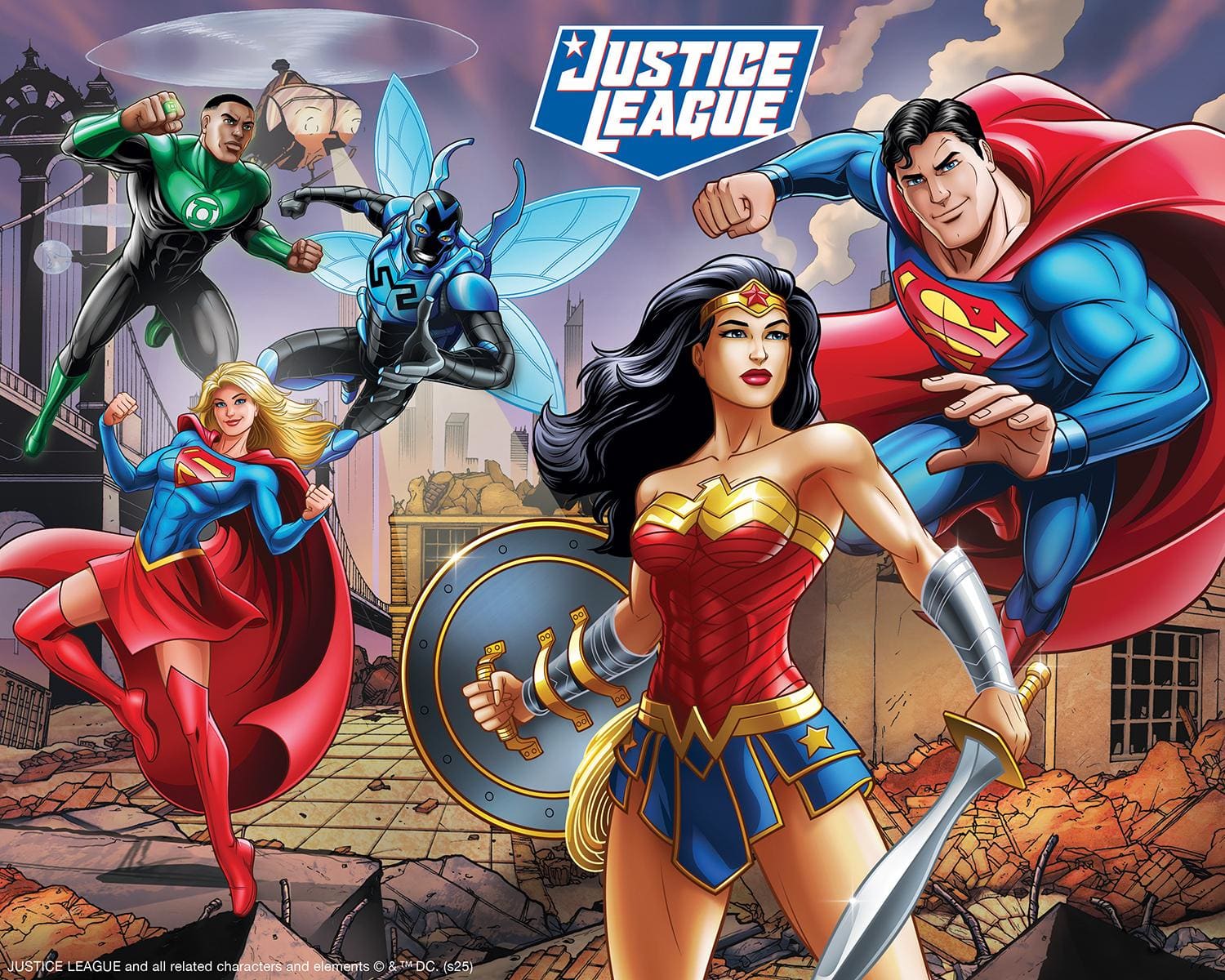 Justice League - 4 Pack 100 Piece Puzzles