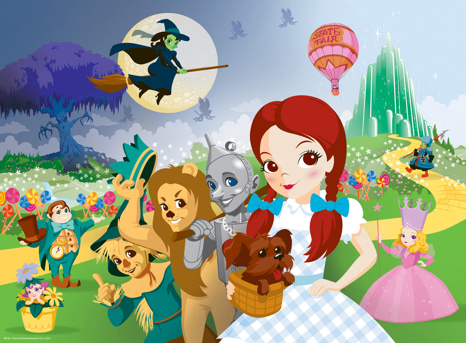 Wizard of Oz - Follow the Yellow Brick Road 48pc Puzzle