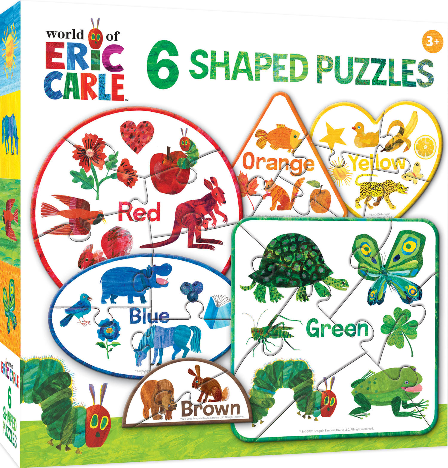 Eric Carle - Colors 6-Pack Mini Shaped Puzzles