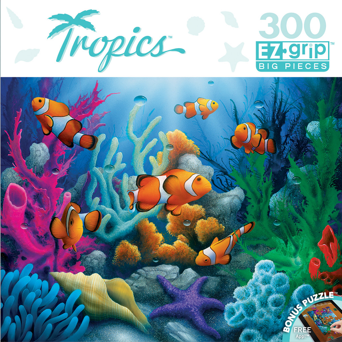 Here Comes the Clowns (Tropics) Sea Life Jigsaw Puzzle