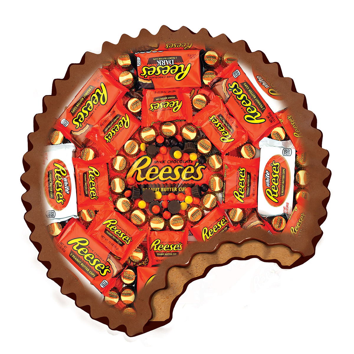 Shaped Reeses Halloween Jigsaw Puzzle
