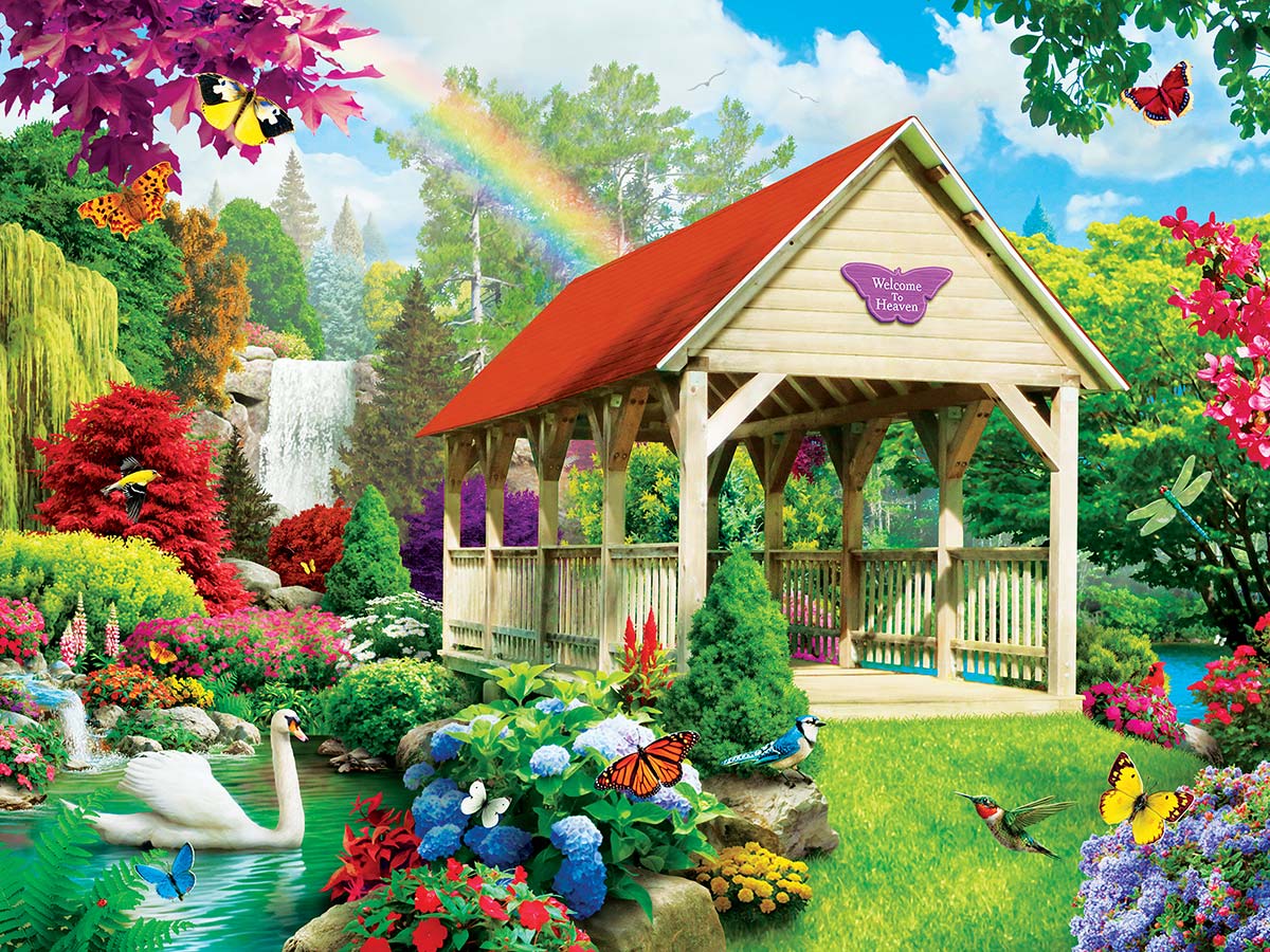 Welcome to Heaven Flower & Garden Jigsaw Puzzle