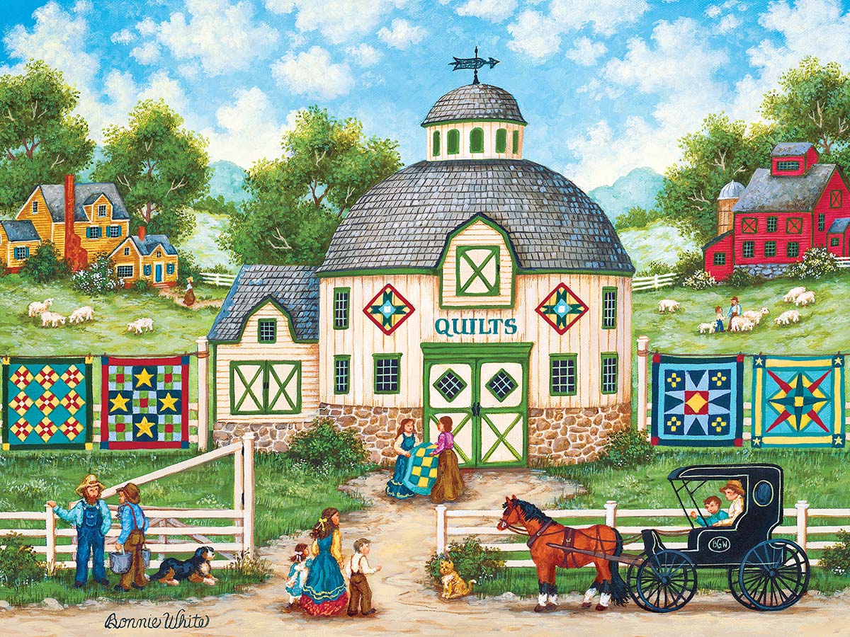 The Quilt Barn Quilting & Crafts Jigsaw Puzzle
