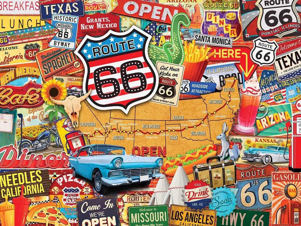 Route 66 Maps & Geography