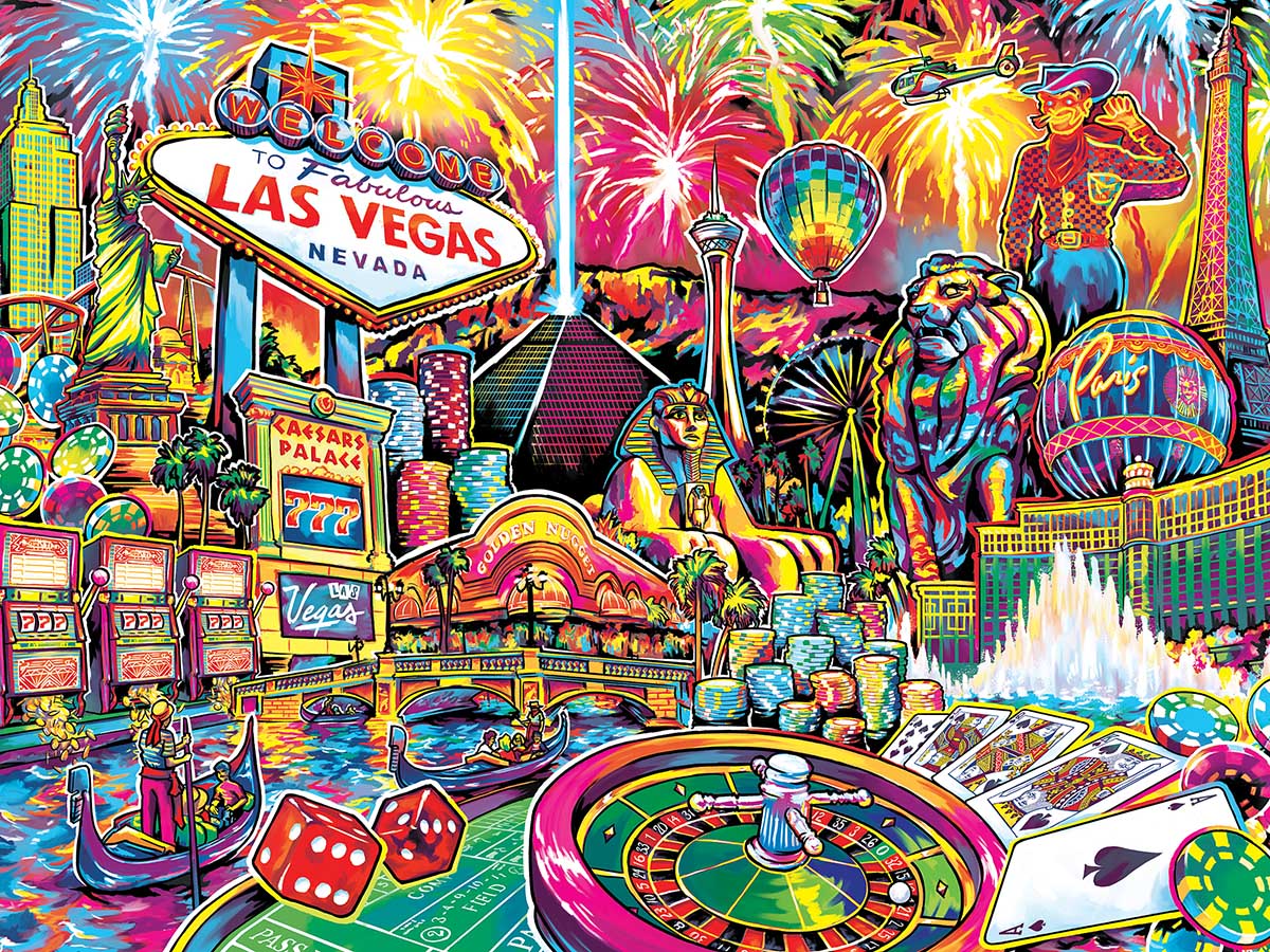 Las Vegas Las Vegas Jigsaw Puzzle