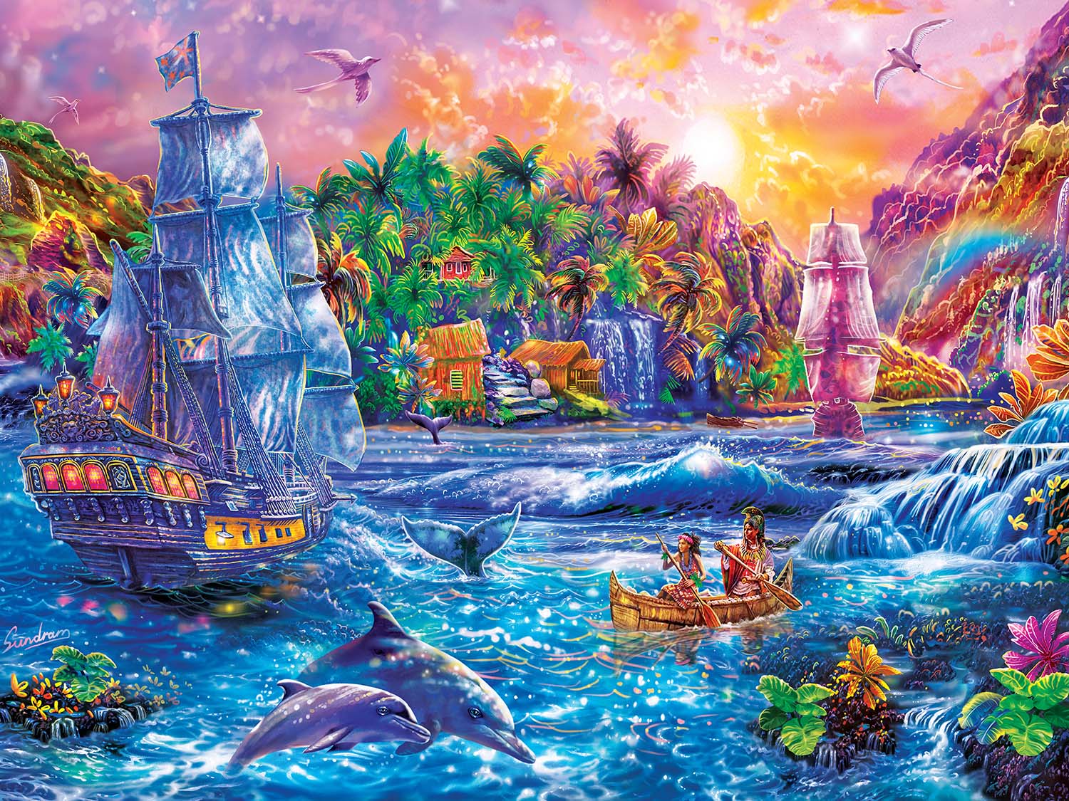 Paradise Found Pirate Jigsaw Puzzle