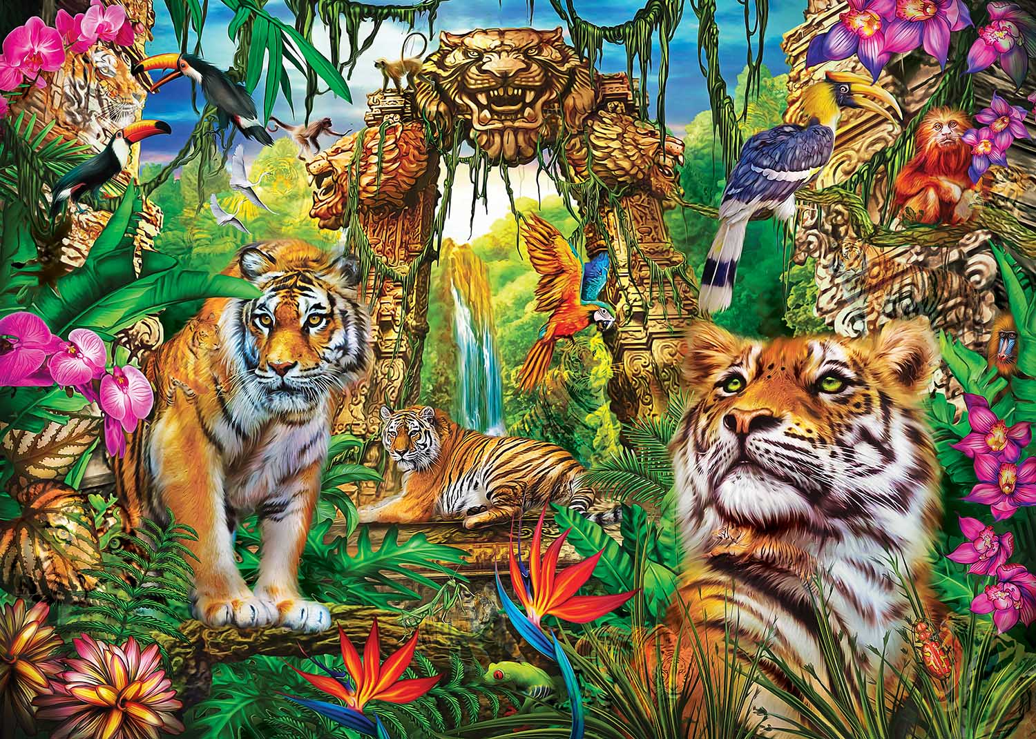 Mystery of the Jungle Jungle Animals Hidden Images