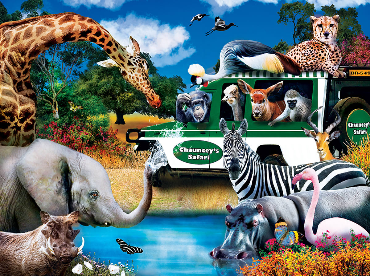 Watering Hole Animals