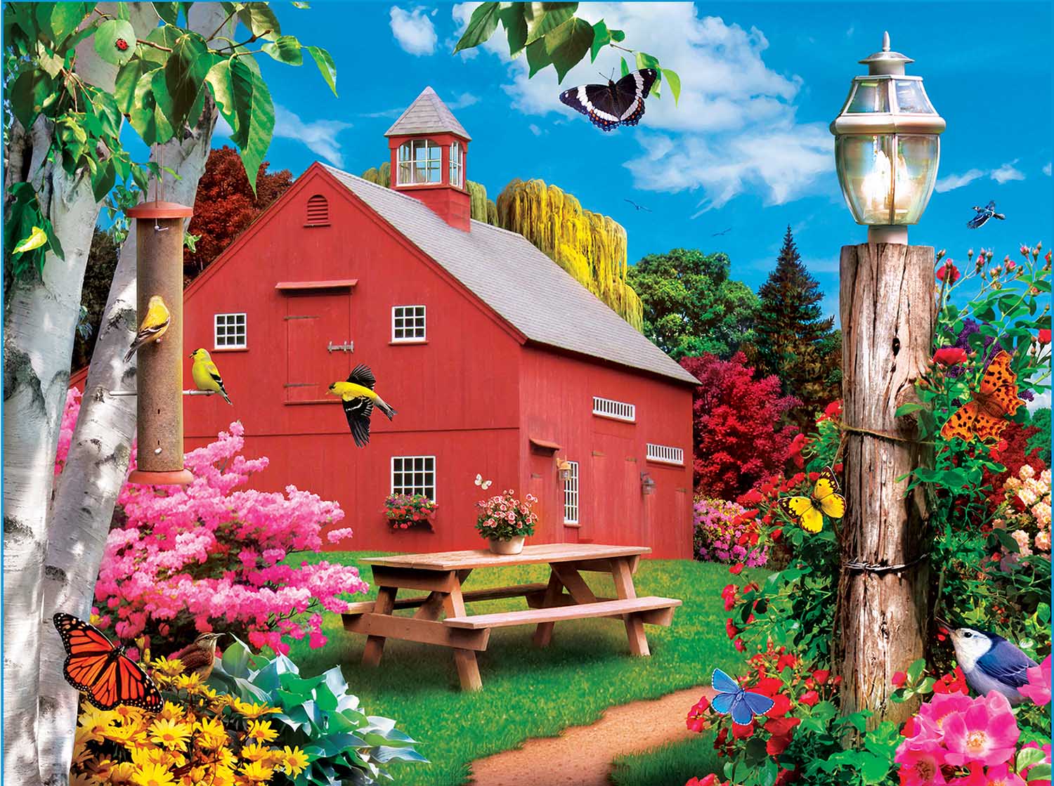 A Delightful Day Farm Jigsaw Puzzle