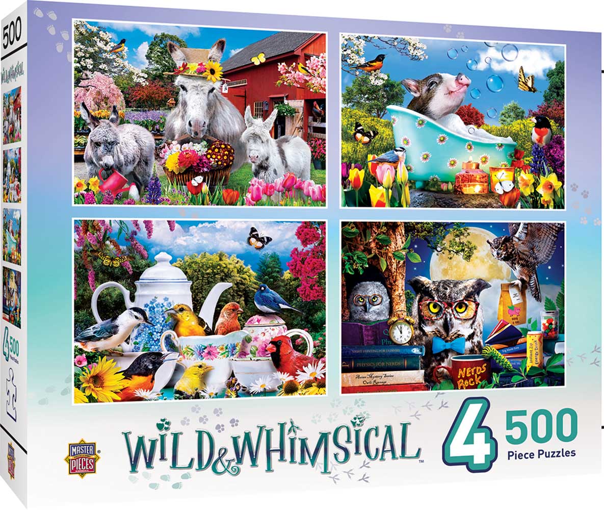 Wild & Whimsical Multipack Animals Jigsaw Puzzle