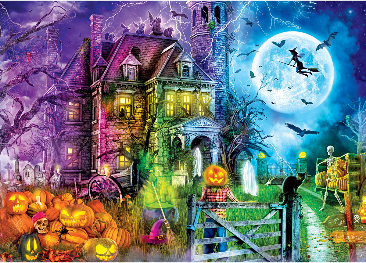 Halloween Terrors Fall Glow in the Dark Puzzle