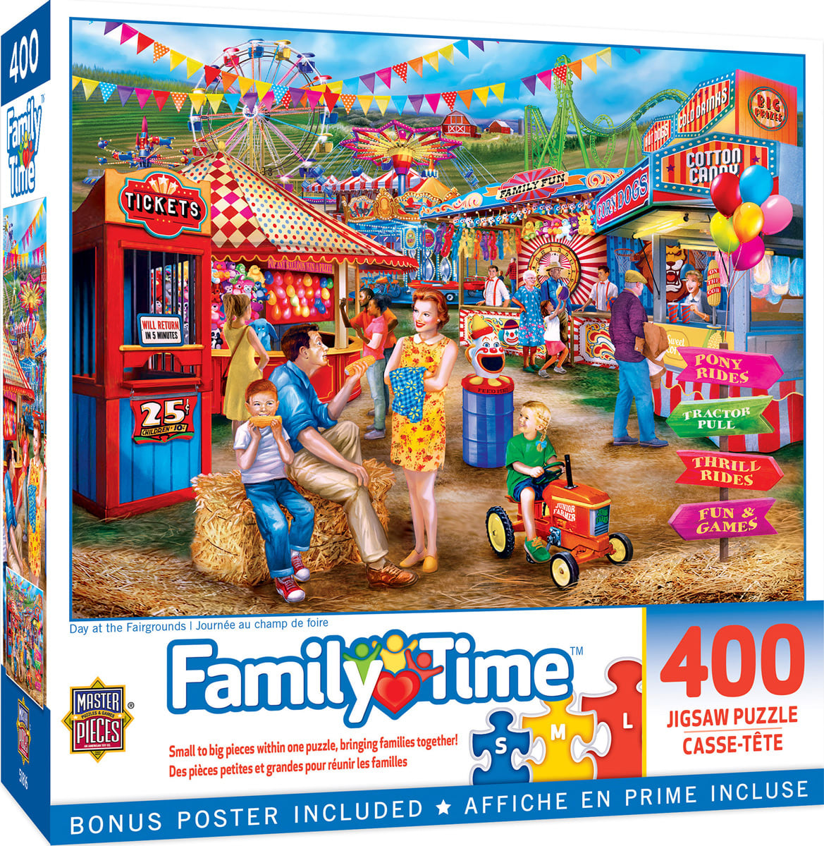 Day at the Fairgrounds - 400 Piece Jigsaw Puzzle by MasterPieces