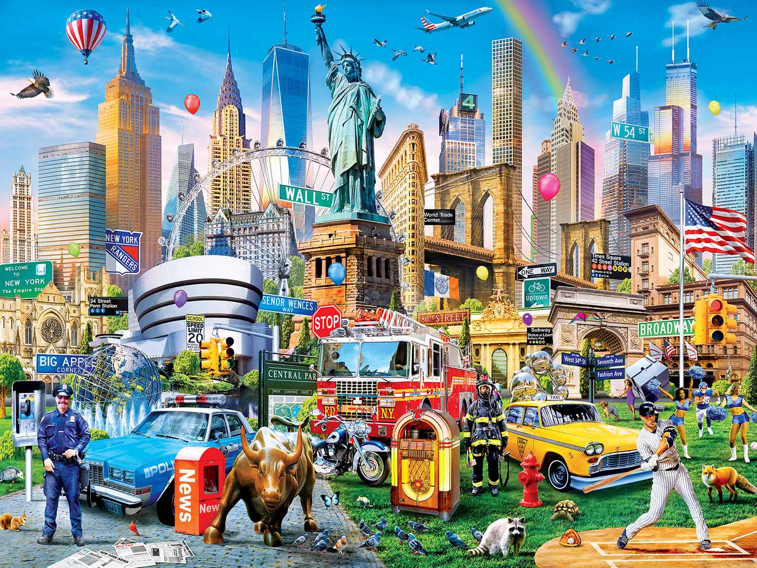 The Big Apple New York Jigsaw Puzzle
