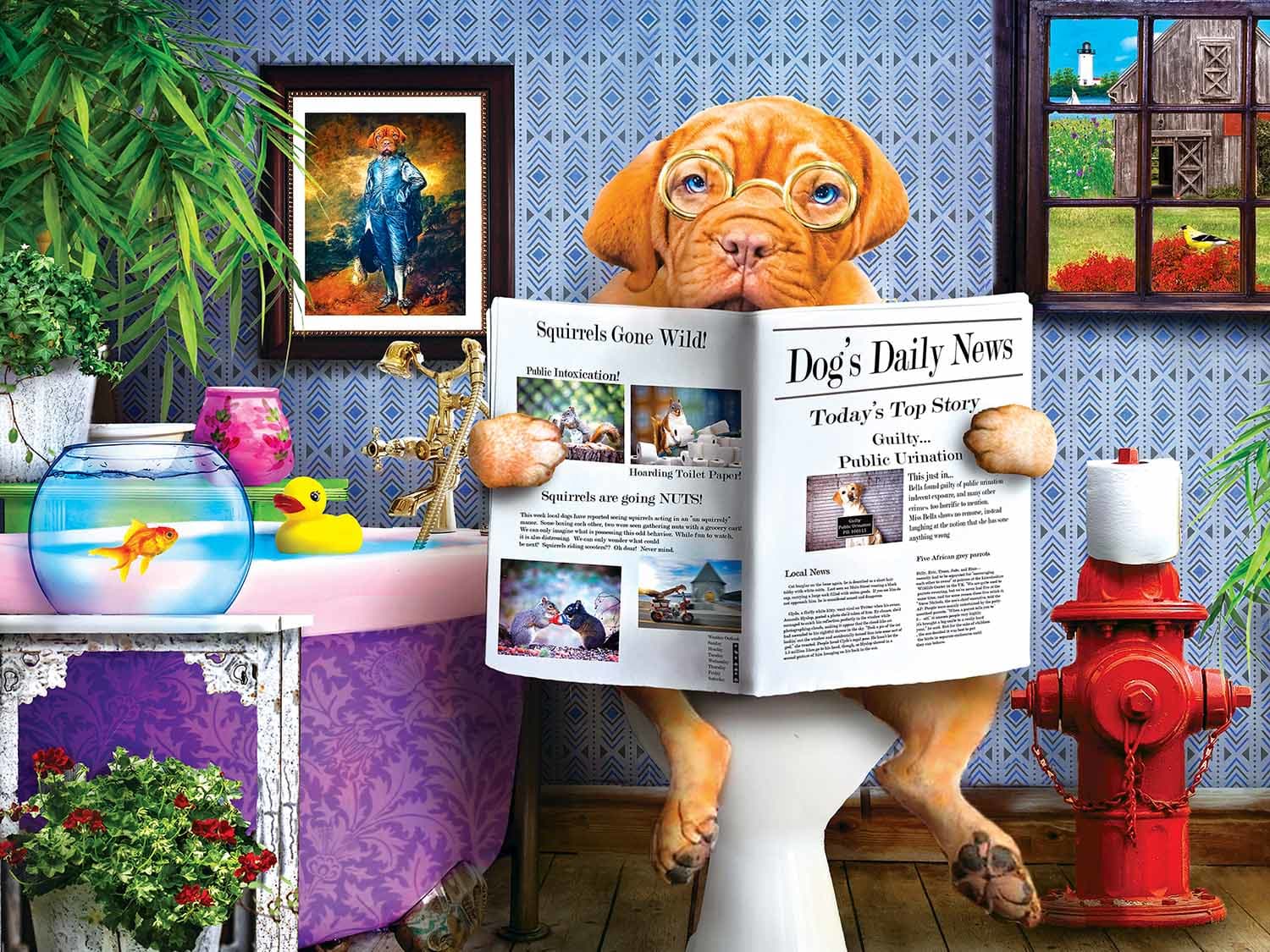 Wild & Whimsical - The Library Dogs