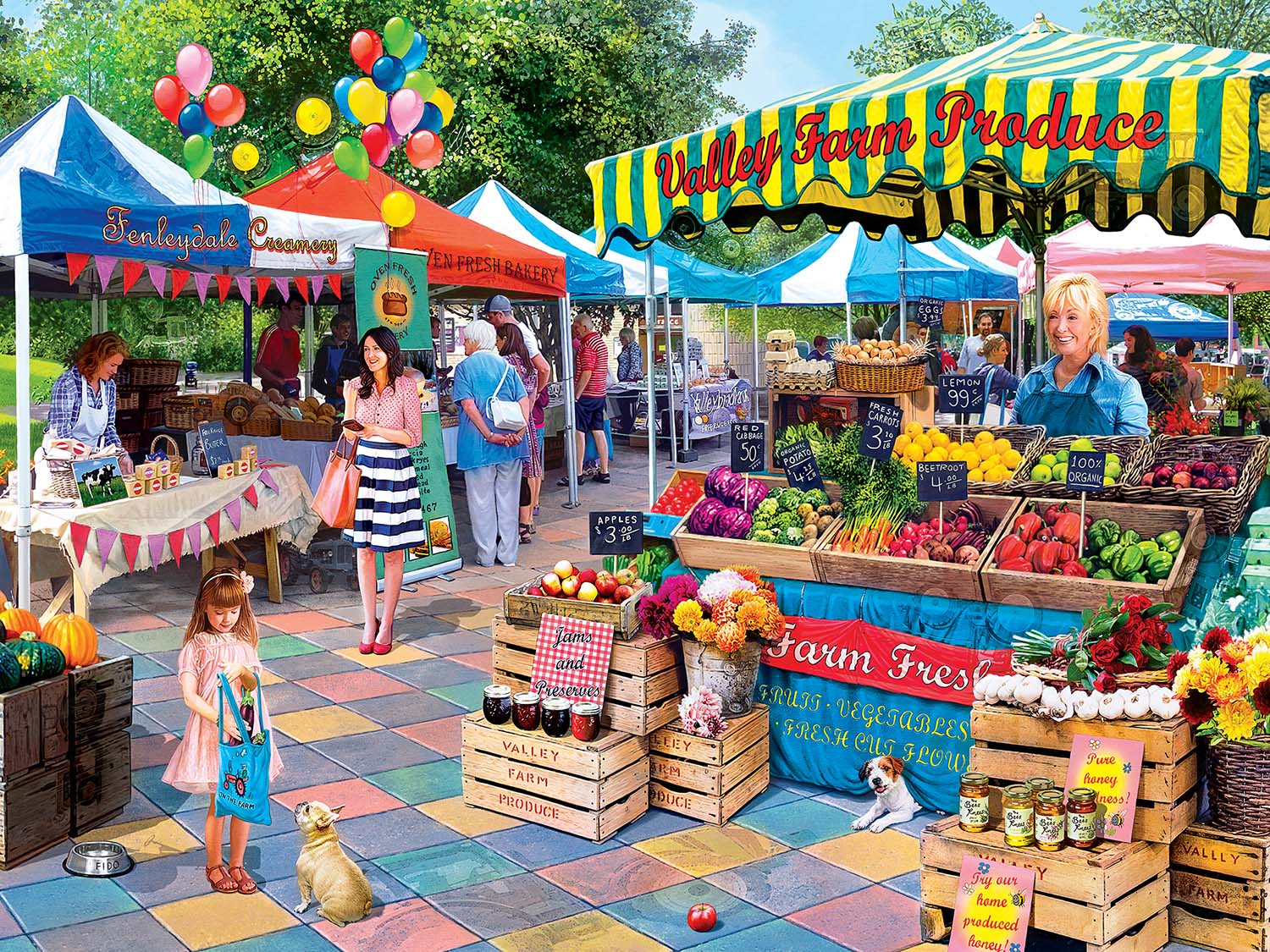 Corner Market Mother's Day Jigsaw Puzzle