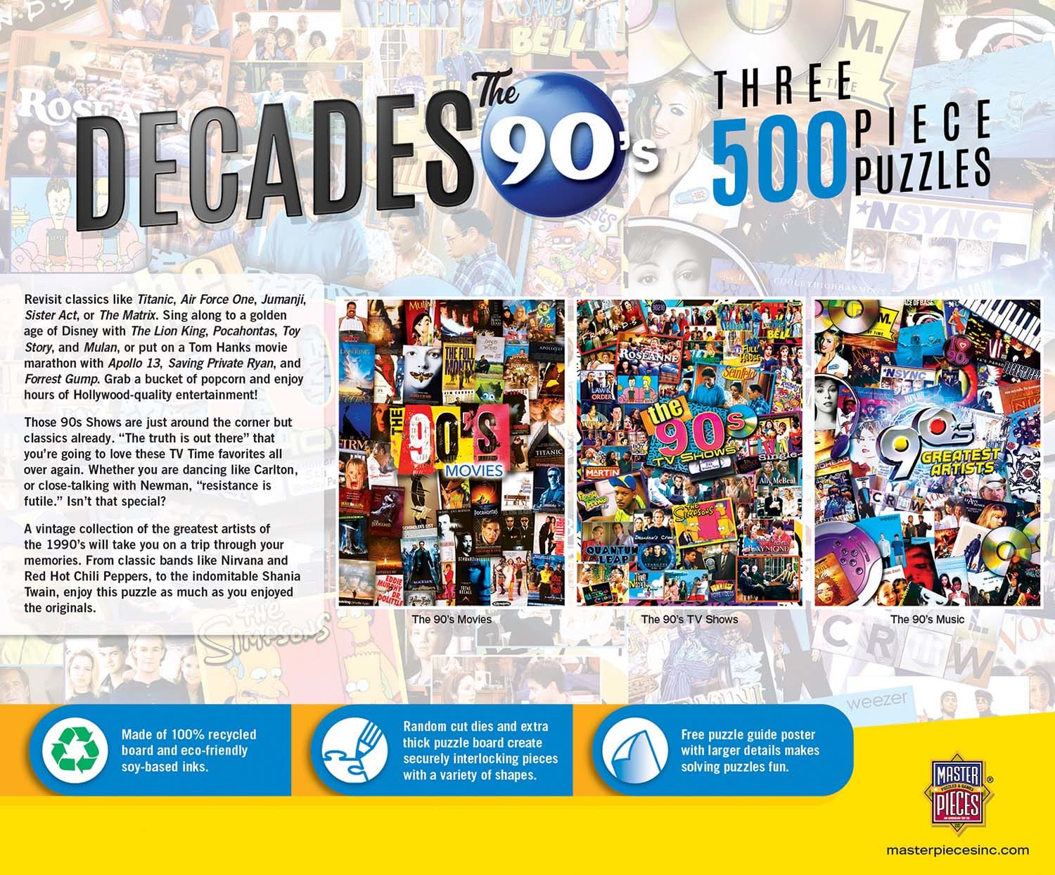 The 90's - Three Puzzle Pack!