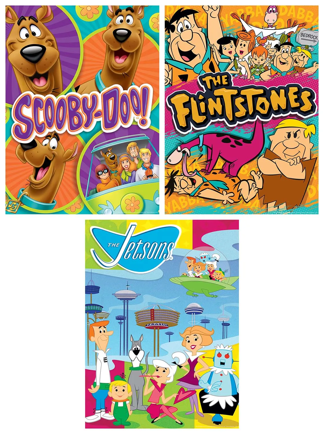 3 Pack - Hanna-Barbera 500 Piece Puzzles - Scratch and Dent