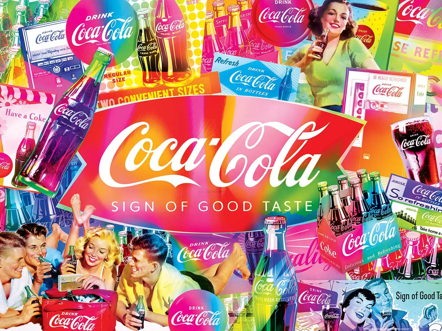 Coca-Cola - Sign of Good Taste Food and Drink
