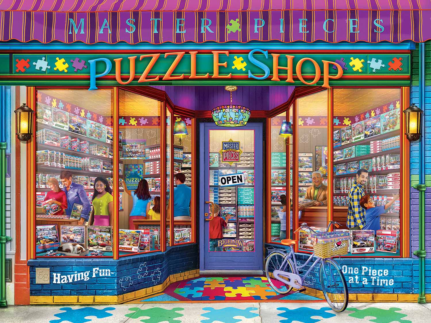 Puzzle Emporium Shopping Jigsaw Puzzle