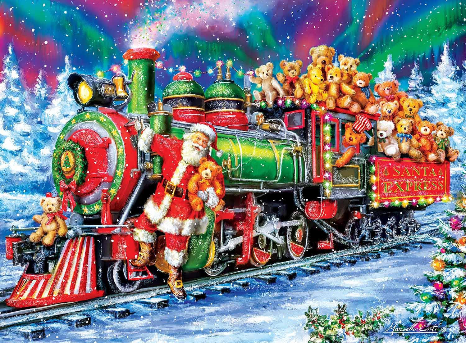 4 Pack - Season's Greetings 500 Piece Puzzles