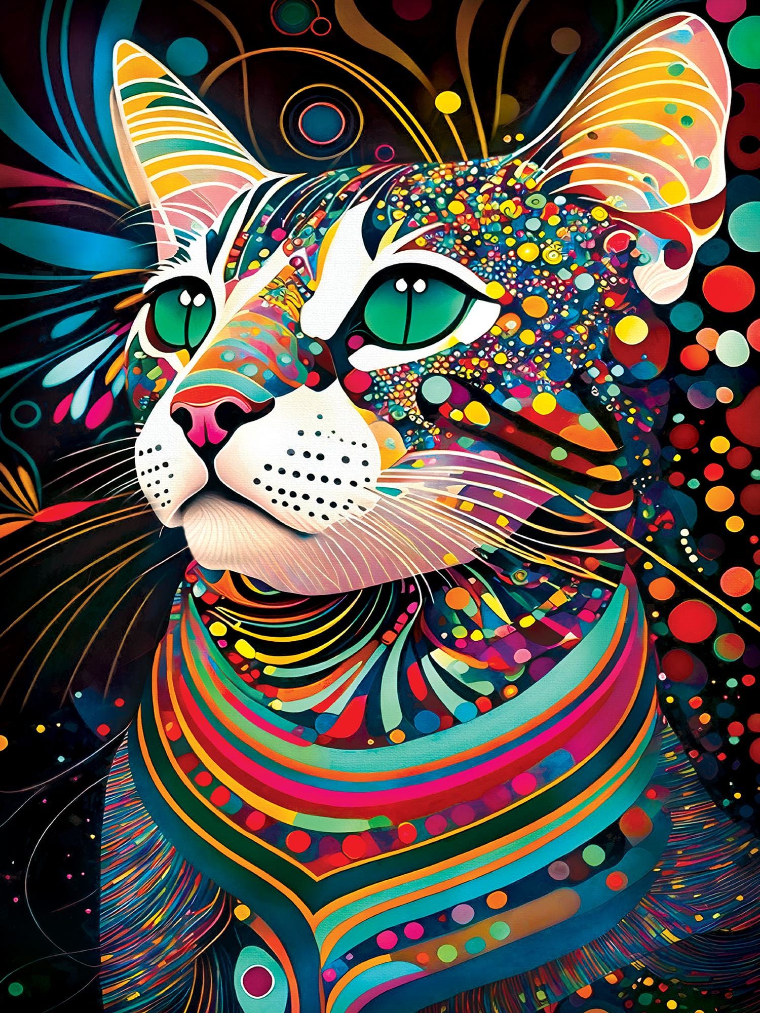 Black Cats - Prismatic Peggy Cats