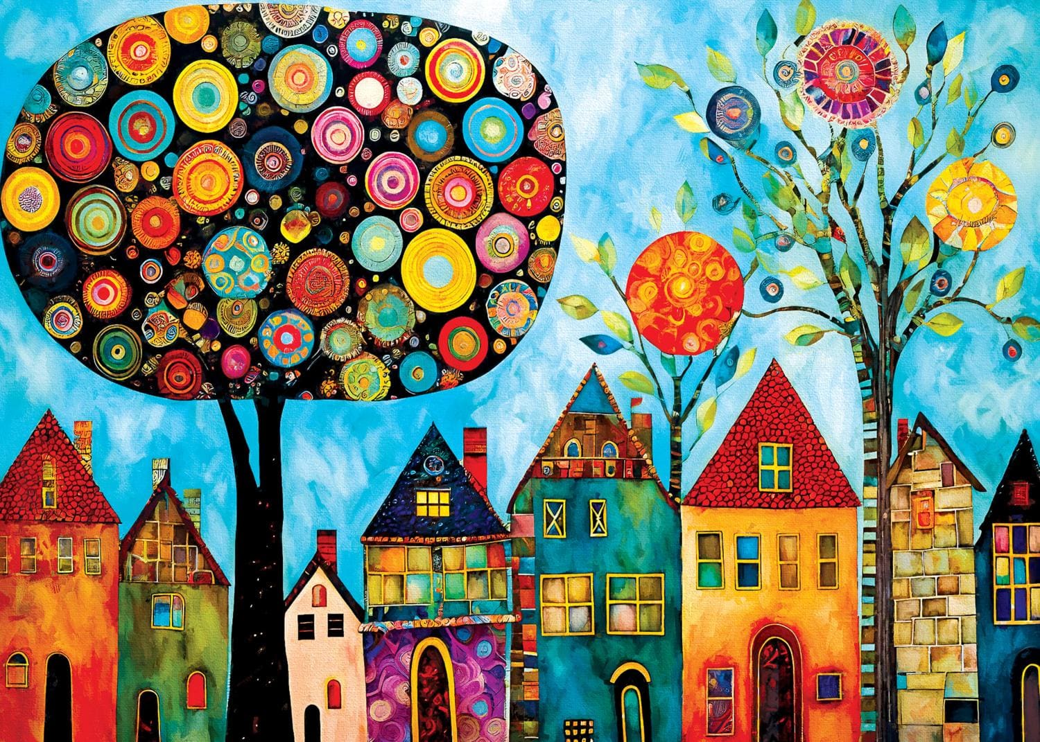 Whimsical Town - My Happy Place Flower & Garden