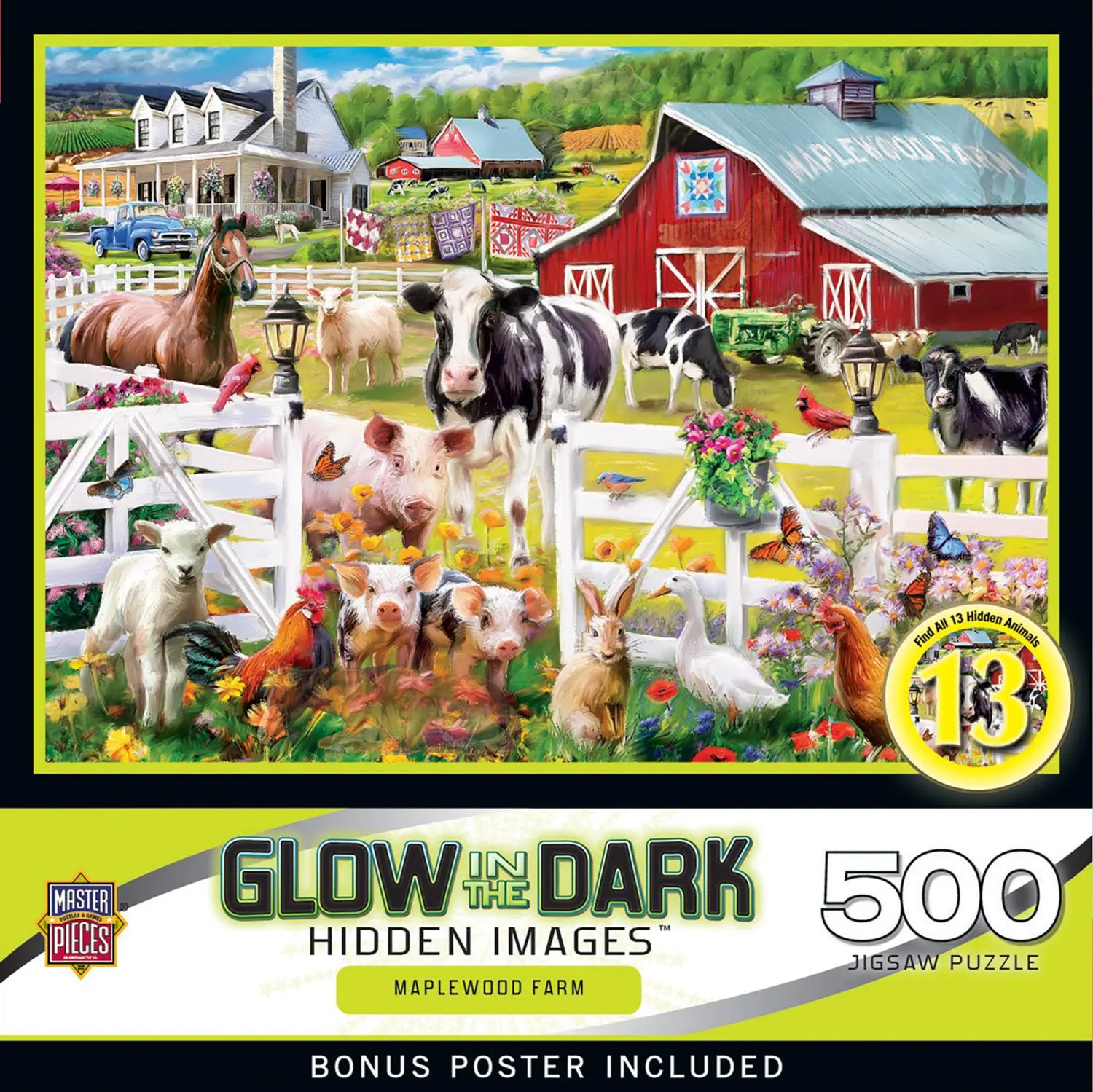 Hidden Images Glow In The Dark - Maplewood Farm