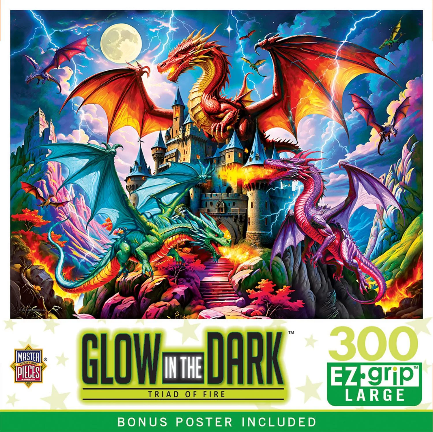 Glow in the Dark - Triad of Fire 