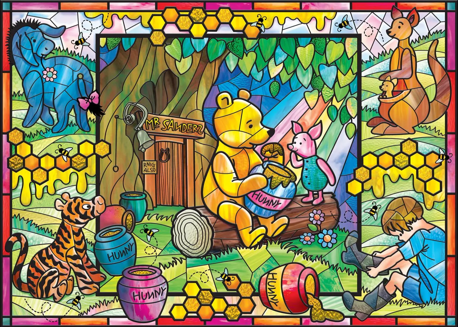 Stained Glass - Winnie the Pooh Movies & TV