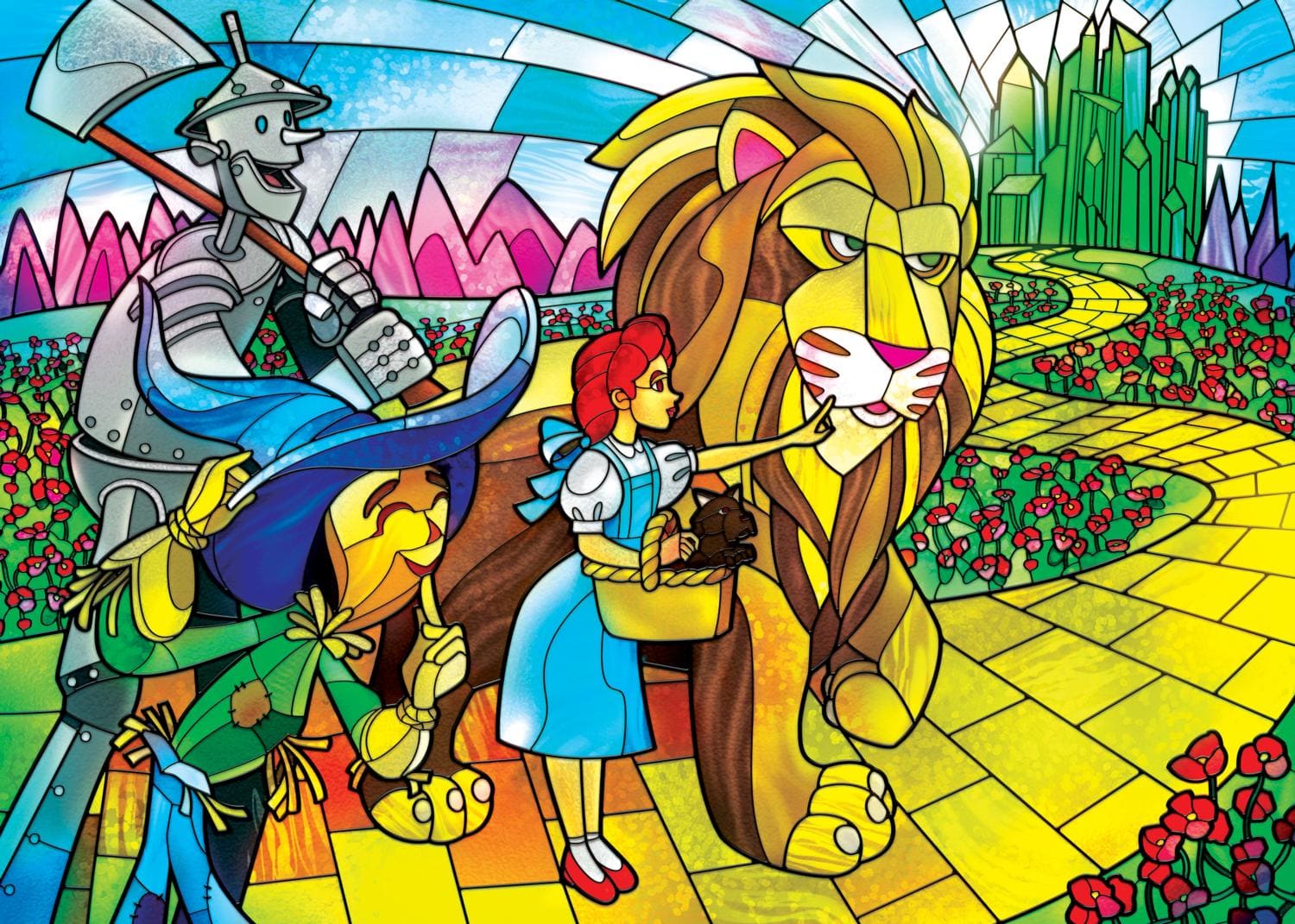 Stained Glass - Wizard of Oz Movies & TV