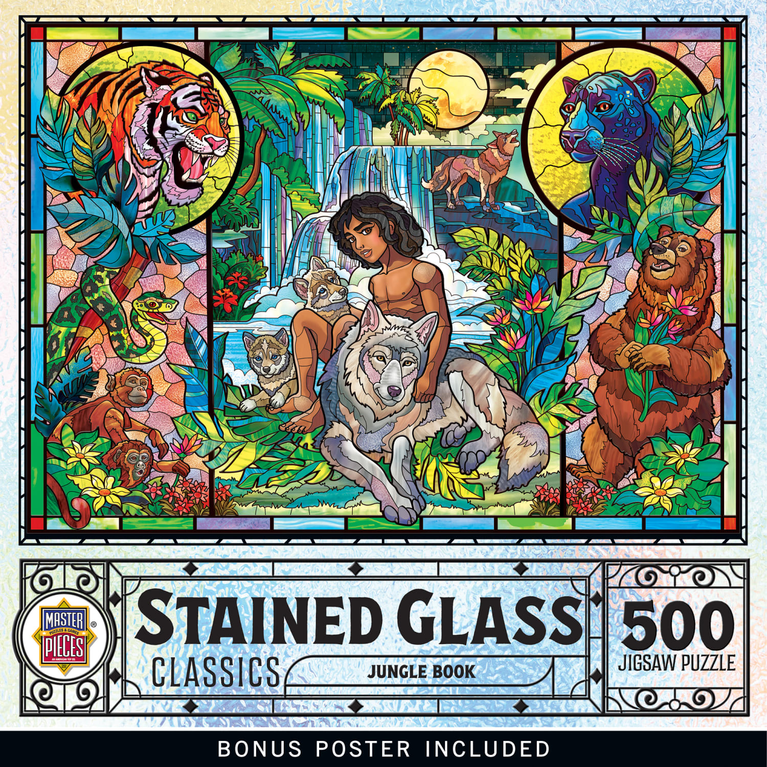 Stained Glass - Jungle Book Movies & TV
