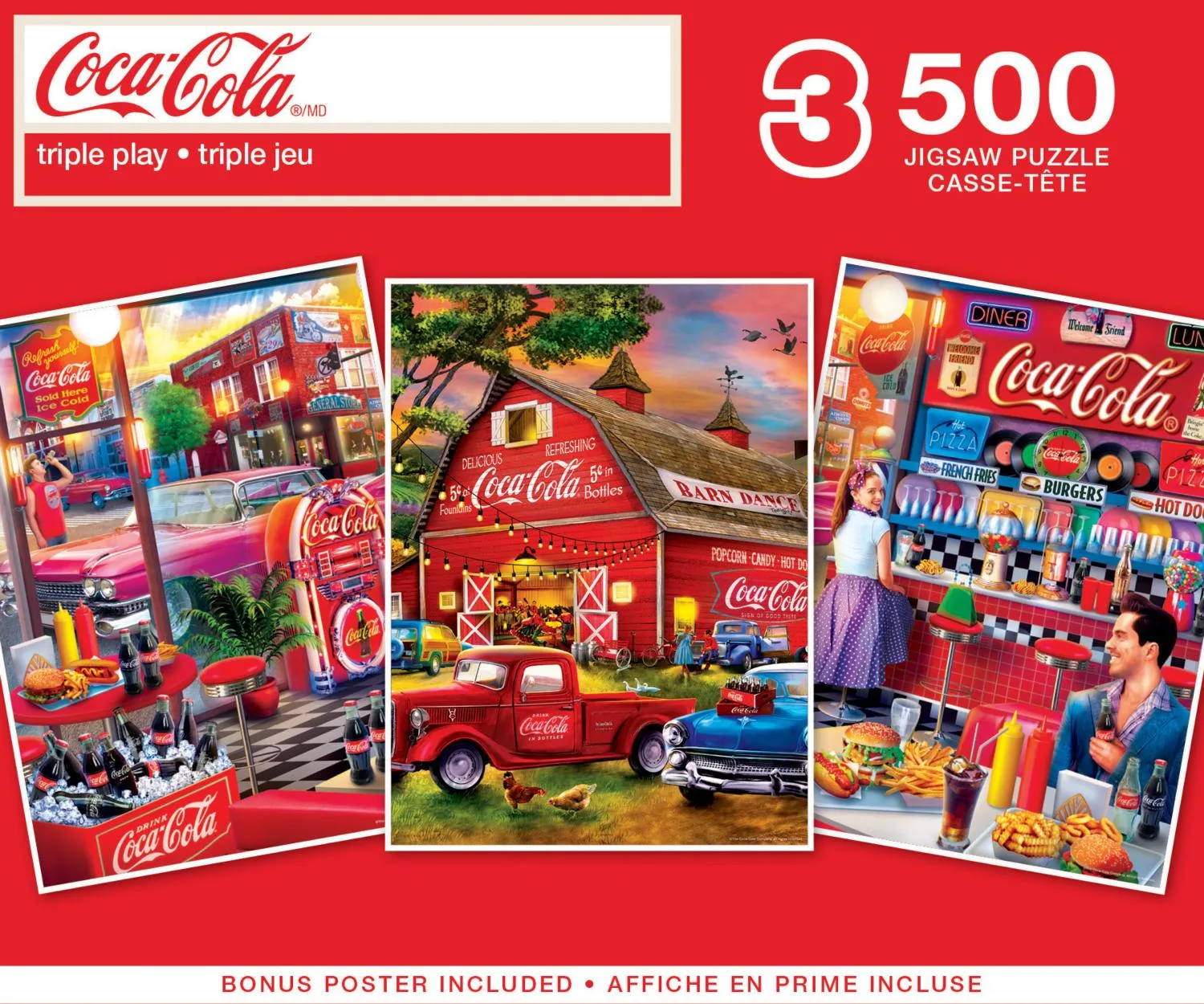 3 Pack - Coca-Cola Nostalgic & Retro