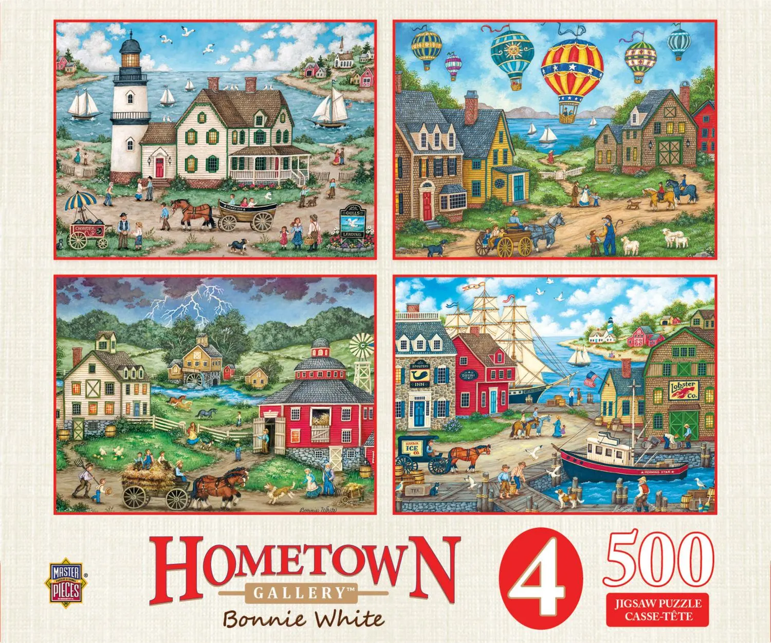 4 Pack - Hometown Gallery  Americana