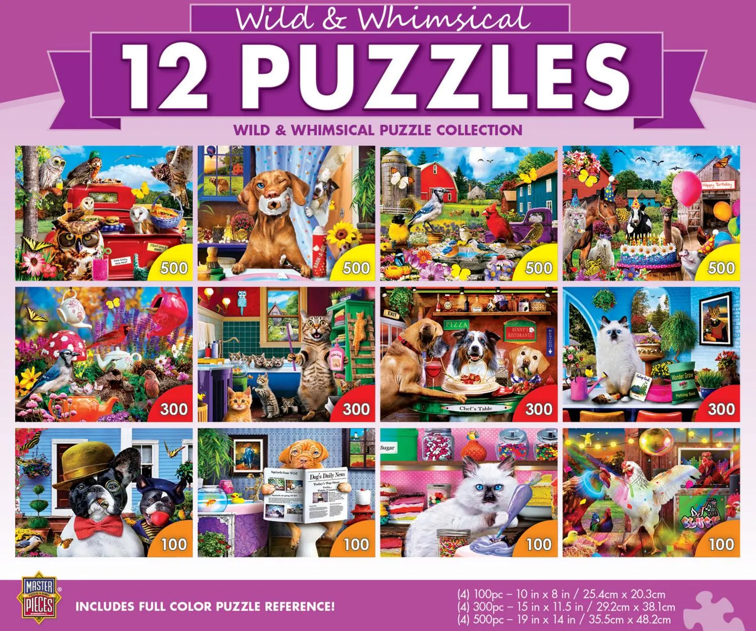 12 Pack - Wild & Whimscial Bundle - Scratch and Dent Animals