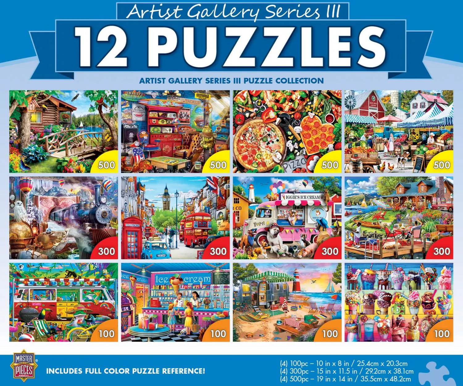 12 Pack - Artist Gallery V3 Bundle - Scratch and Dent Travel