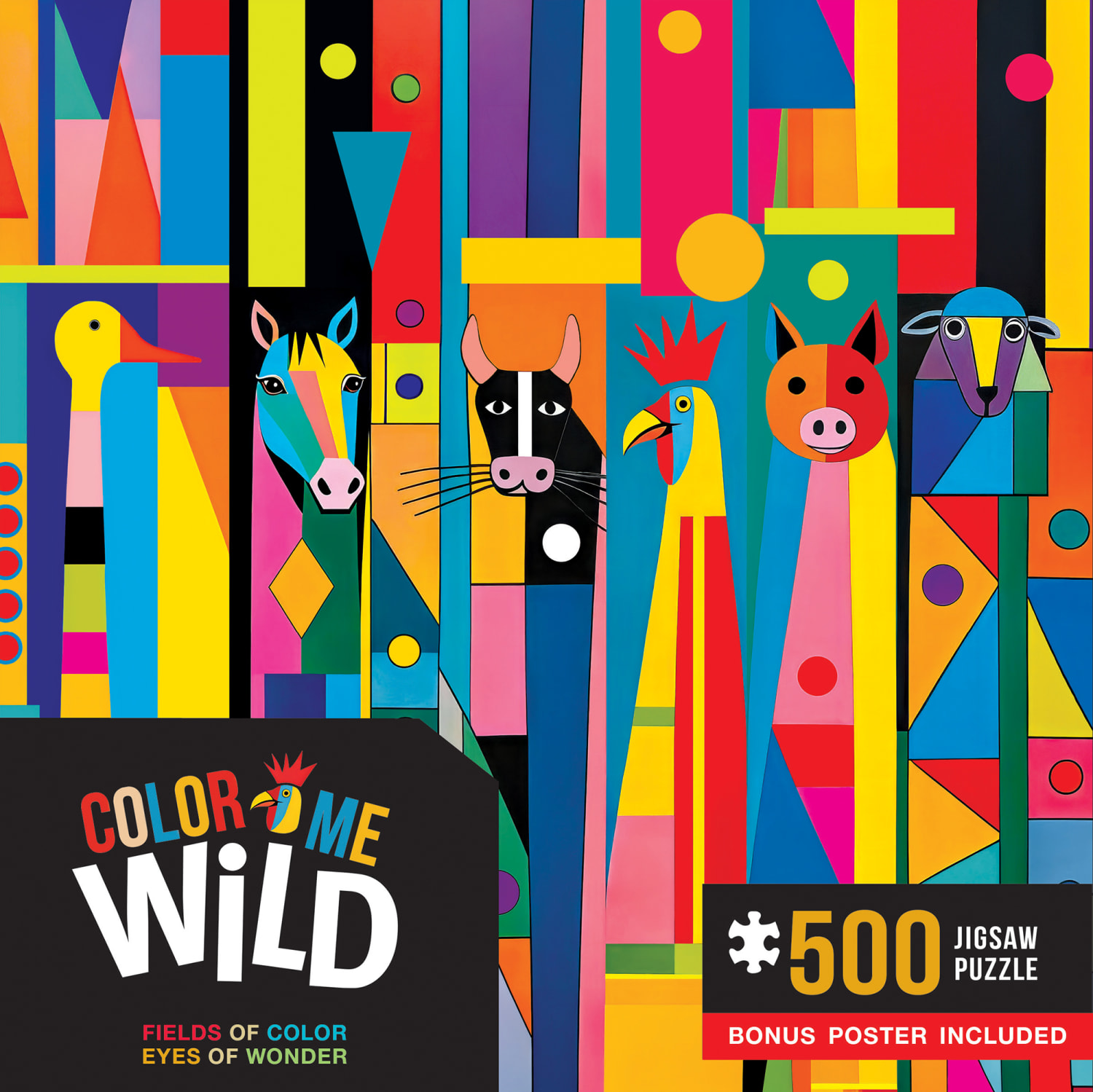 Color Me Wild - Fields of Color, Eyes of Wonder Animals