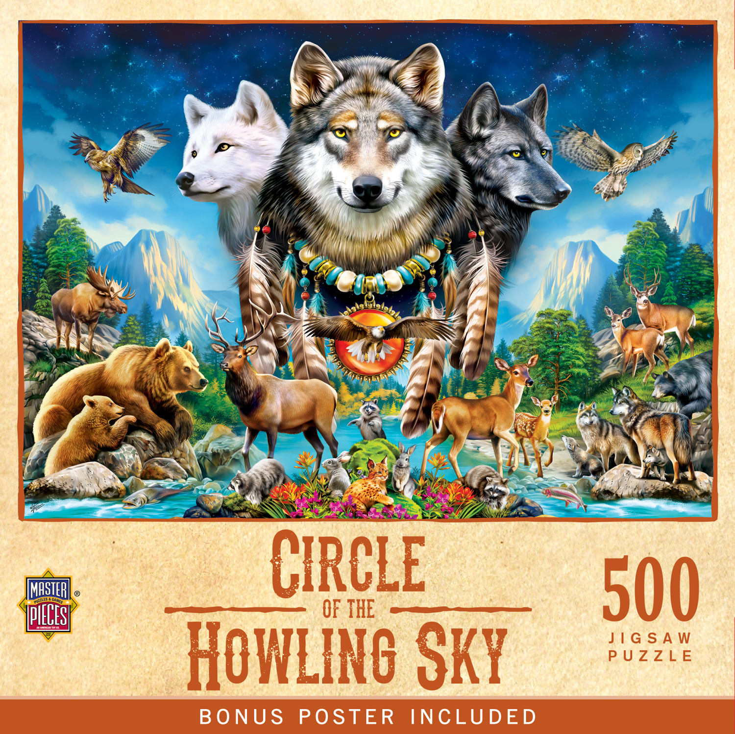 Tribal Spirit - Circle of the Howling Sky Animals